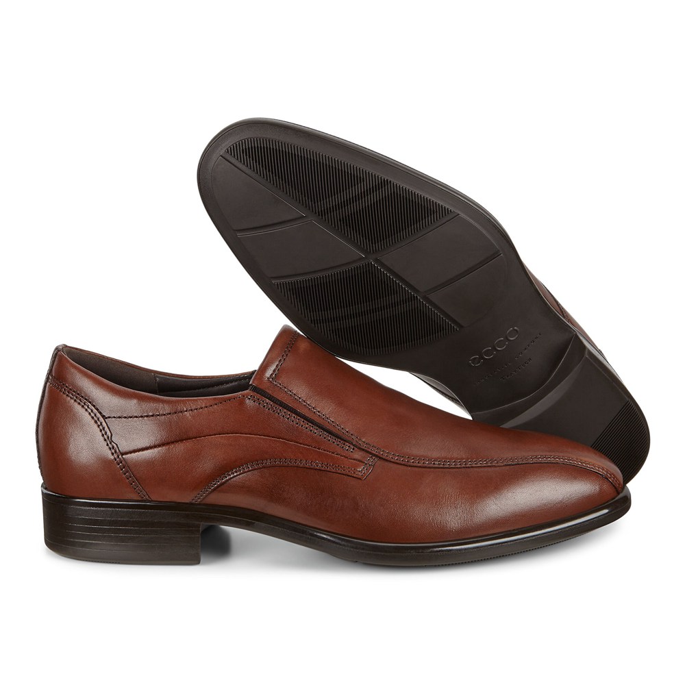 Slip On Hombre - ECCO Citytray Shoes - Marrom - XTS637914